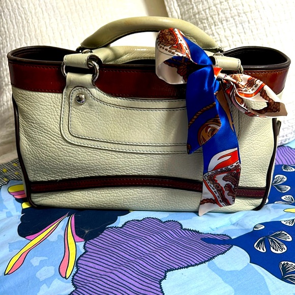 Celine Handbags - Celine, all leather with Pat and leather trim very large inside